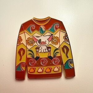 Disney Pins - Moana Holiday Ugly Sweater Christmas Pin Hei Hei and Pua 2022